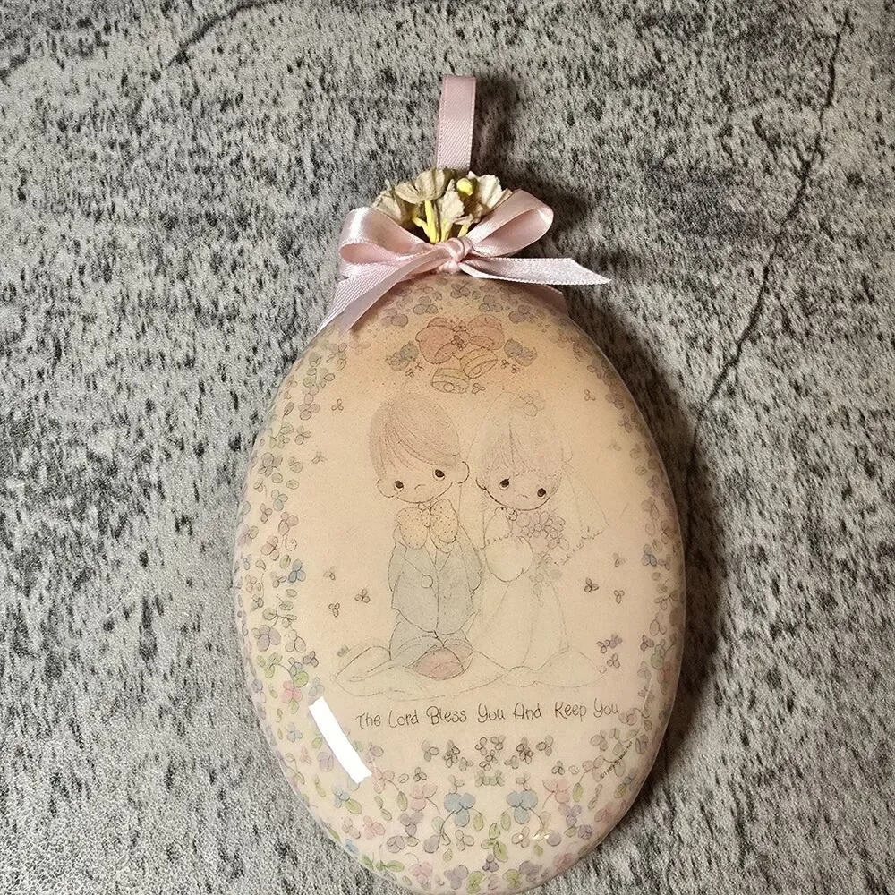 PRECIOUS MOMENTS ORNAMENT WEDDING MARRIAGE LORD BLESS YOU AND KEEP YOU ENESCO